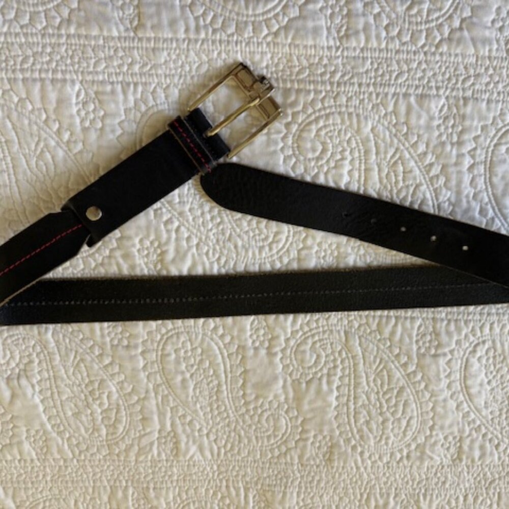 d&g leather belt men